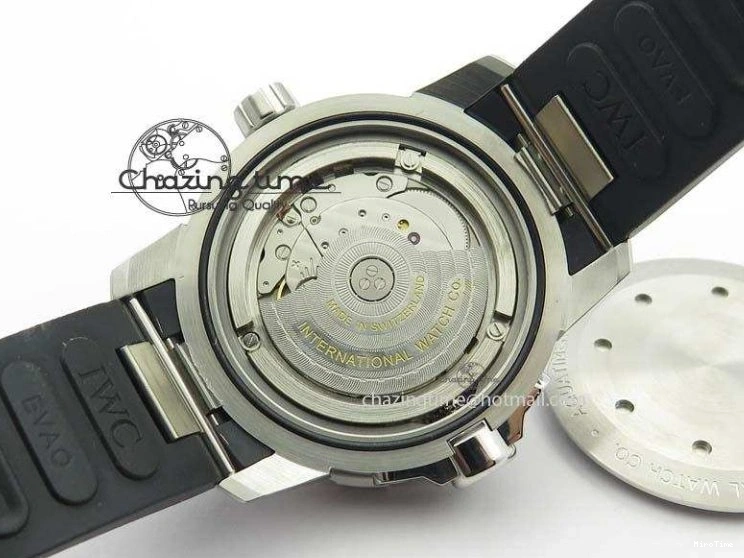 MIROTIME 0501 TechFriendly Aquatimer Automatic SS IW329003 V6F 1:1 Best Edition On Black Rubber Strap MIYOTA 7271